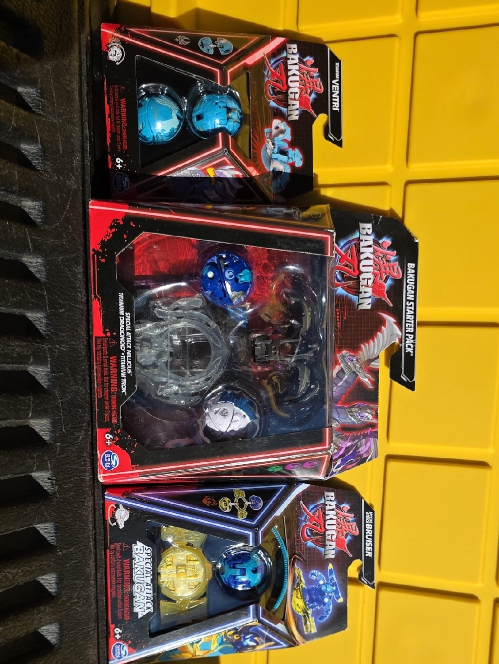 Starter Pack Backugan Toys - Blue and Silver Battle Balls